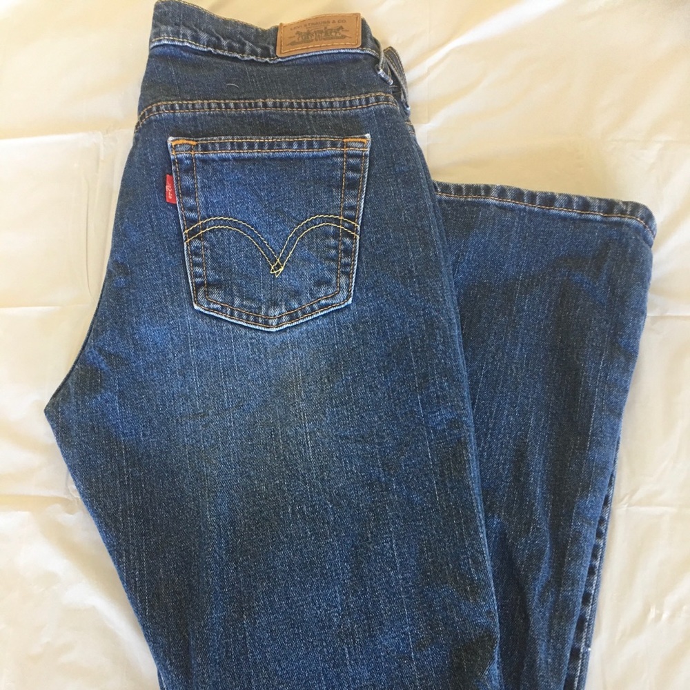 Women"s Levis 515 Bootcut Blue Jeans  Sz. 4S